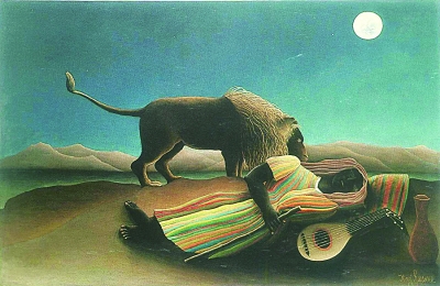 东西方绘画中的月亮